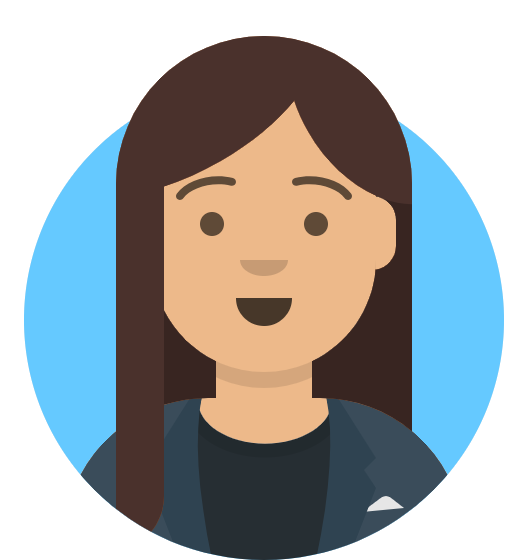 An Elementor avatar of a woman with brown hair.